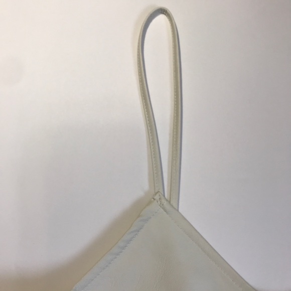 Zara faux leather peplum top - Picture 4 of 8